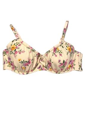 SHADE & SHORE Floral Bikini Top Cottagecore Coquette Swim 34B